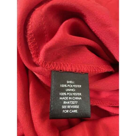 Jason Wu Women Sleeveless Jumpsuit Size 6 Red Quiet Luxury Classic Sophisticated - Picture 4 of 10